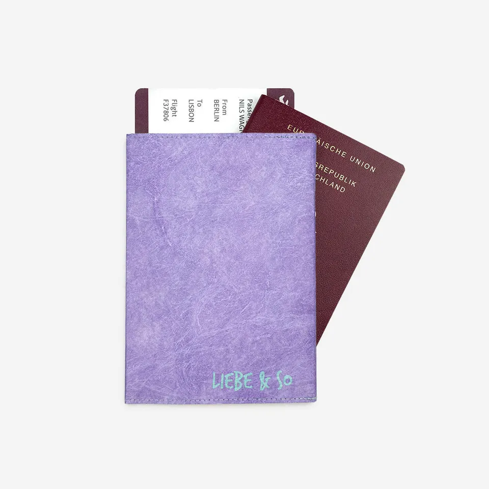Paprcuts RFID Reisepasscover Reisepasshülle Liebe & So Tyvek vegan