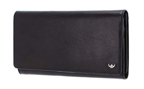 Golden Head Colorado Classic Damenbörse Leder schwarz 19 cm