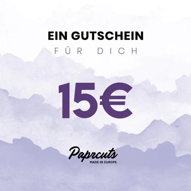 Paprcuts Classic Wallet 15€ E-Gutschein Geschenkgutschein per Mail