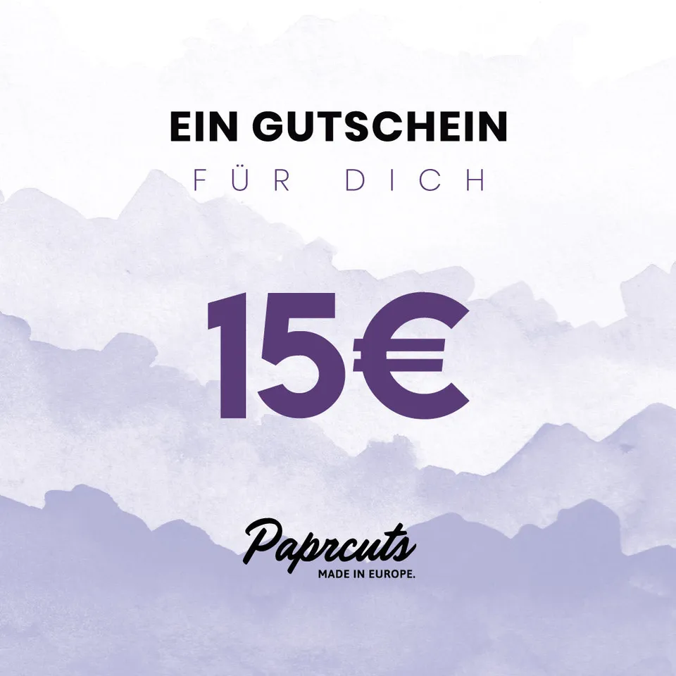Paprcuts Classic Wallet 15€ E-Gutschein Geschenkgutschein per Mail