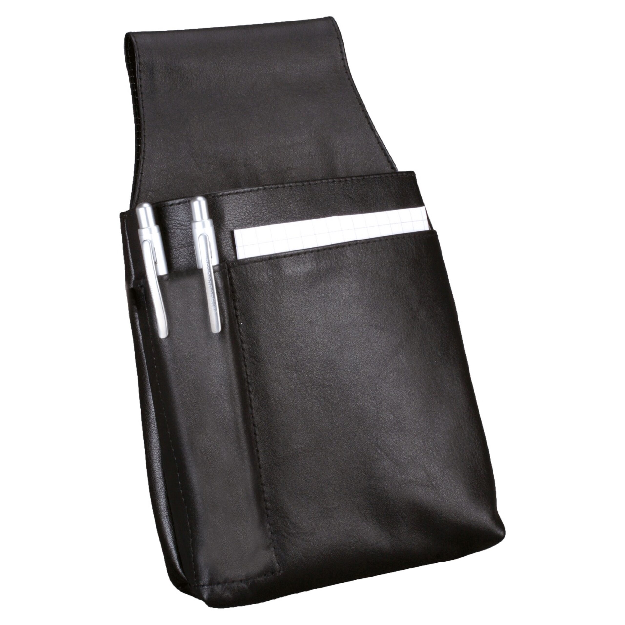 Alumaxx Gürteltasche Kellnerbörse Nappaleder schwarz