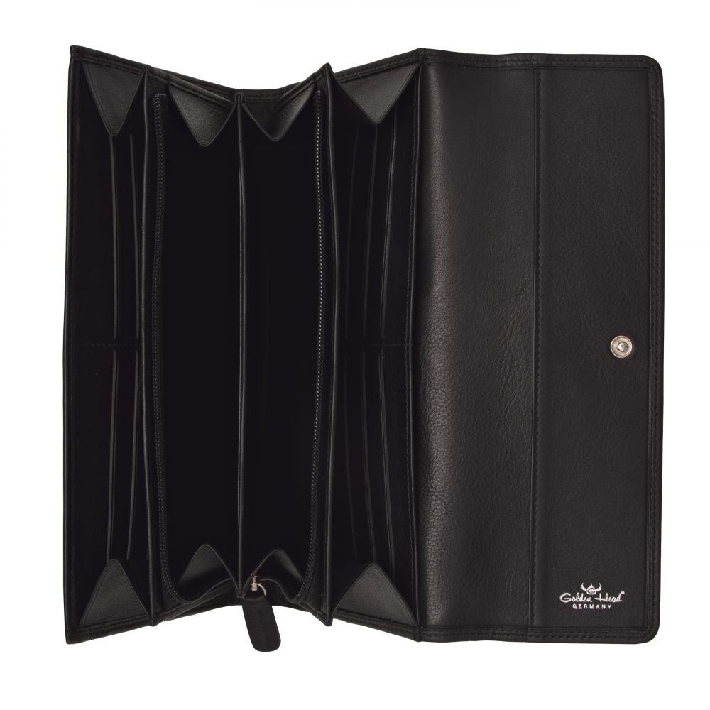 Golden Head Polo Geldbörse 19,5 cm Leder RFID-Schutz
