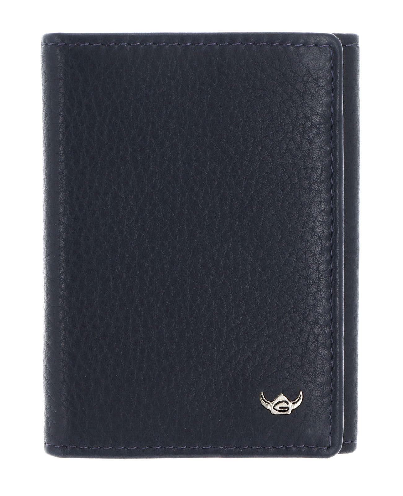Golden Head Capri 1012 Kartenetui Blau RFID Rindsleder
