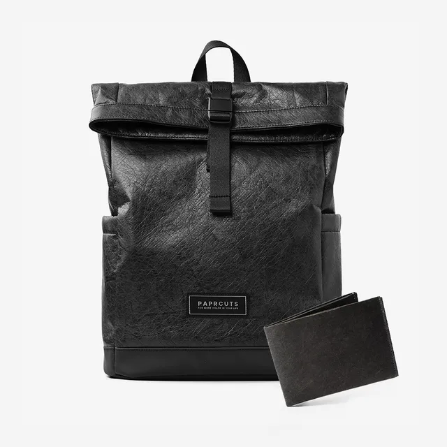 Paprcuts Berlin Rucksack + RFID Portemonnaie Set