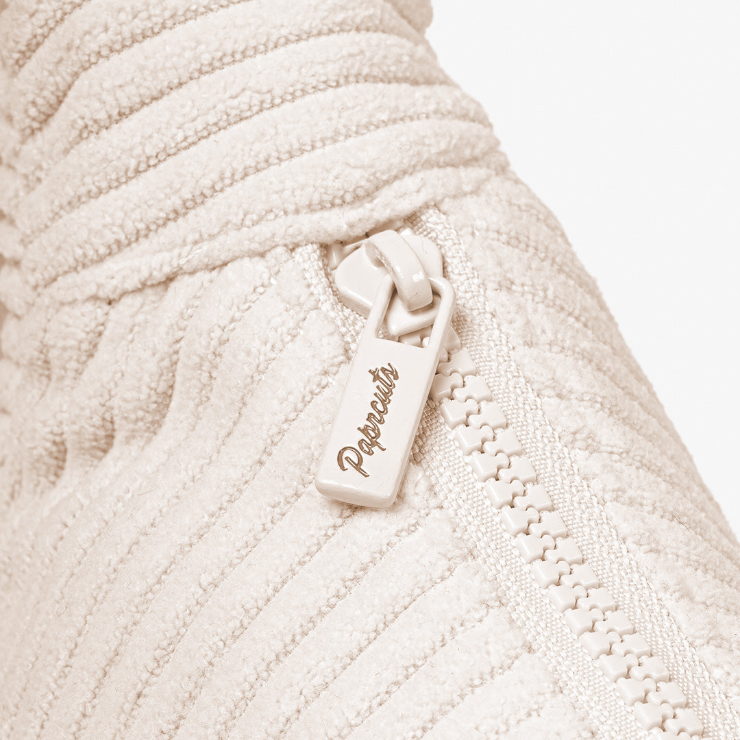 Paprcuts Valencia Roundbag Cord Off-White vegan
