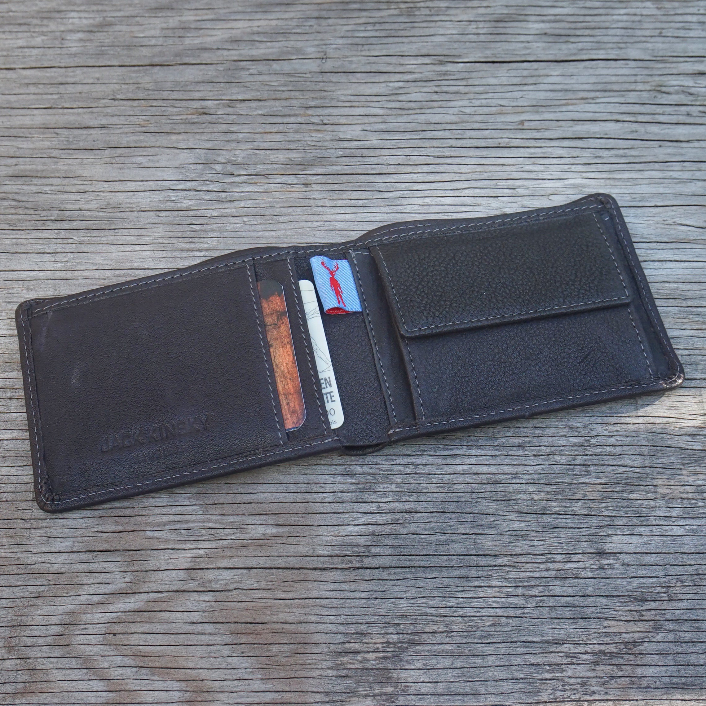 Jack Kinsky Cardiff 104 Minibörse Schwarz RFID