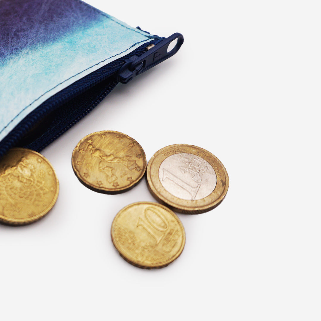 Paprcuts Münzbörse Blue Lagoon Mini-Portemonnaie blau RFID