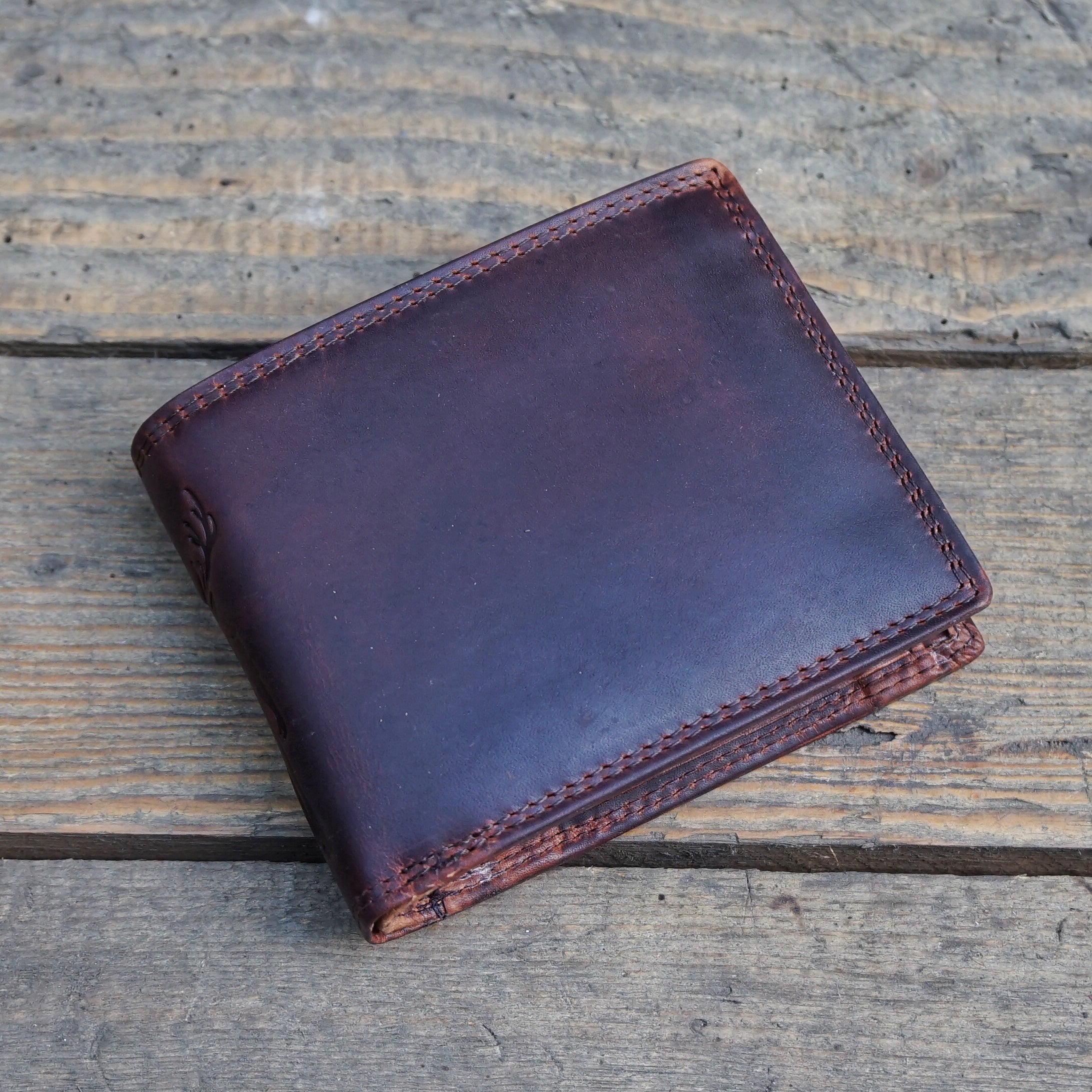Jack Kinsky Monterey 101 Herrenbörse Cognac Rindleder