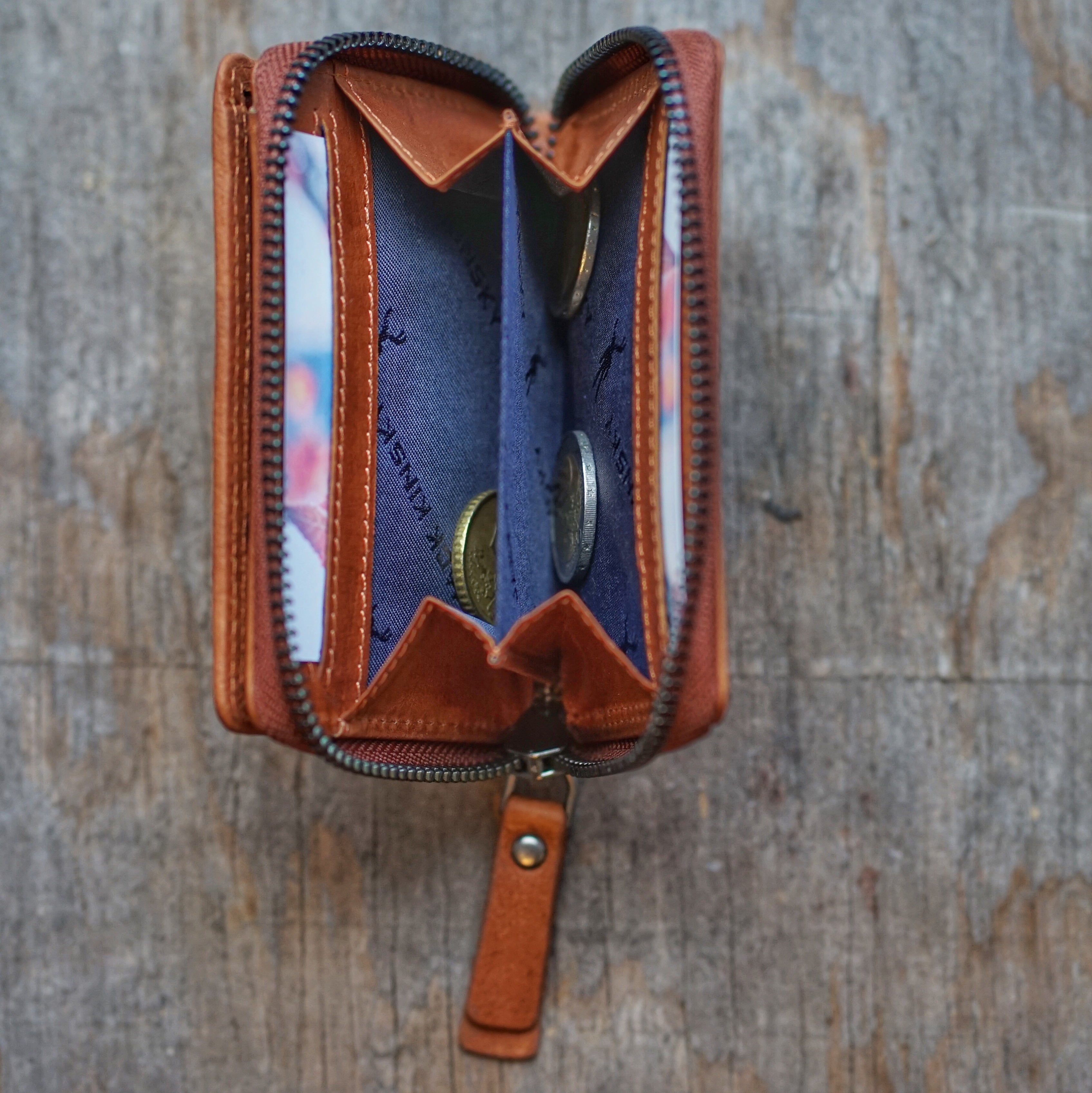 Jack Kinsky Montreal 110N Minibörse Cognac RV