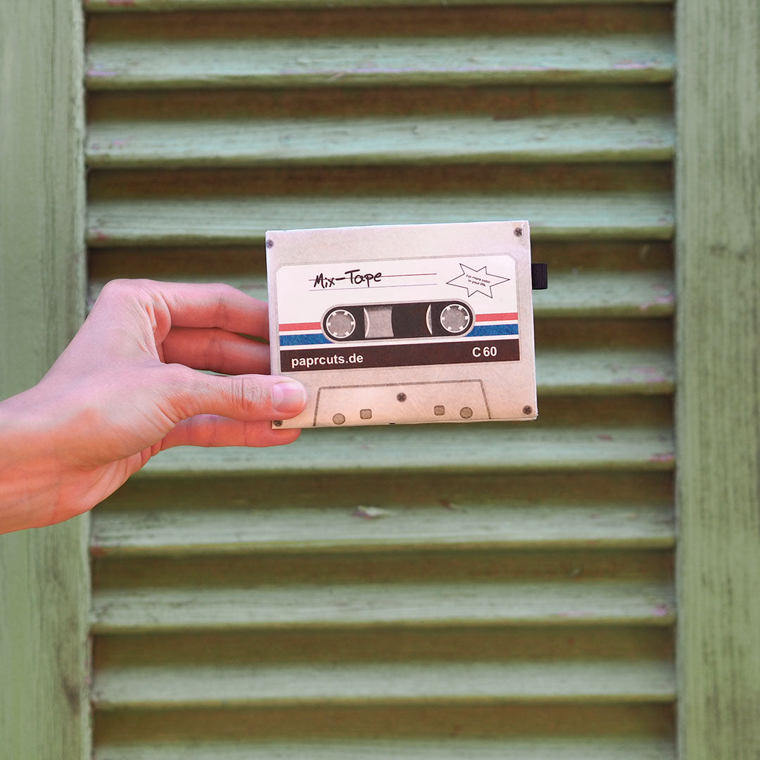 Paprcuts RFID PRO Wallet Mixtape Portemonnaie beige RFID