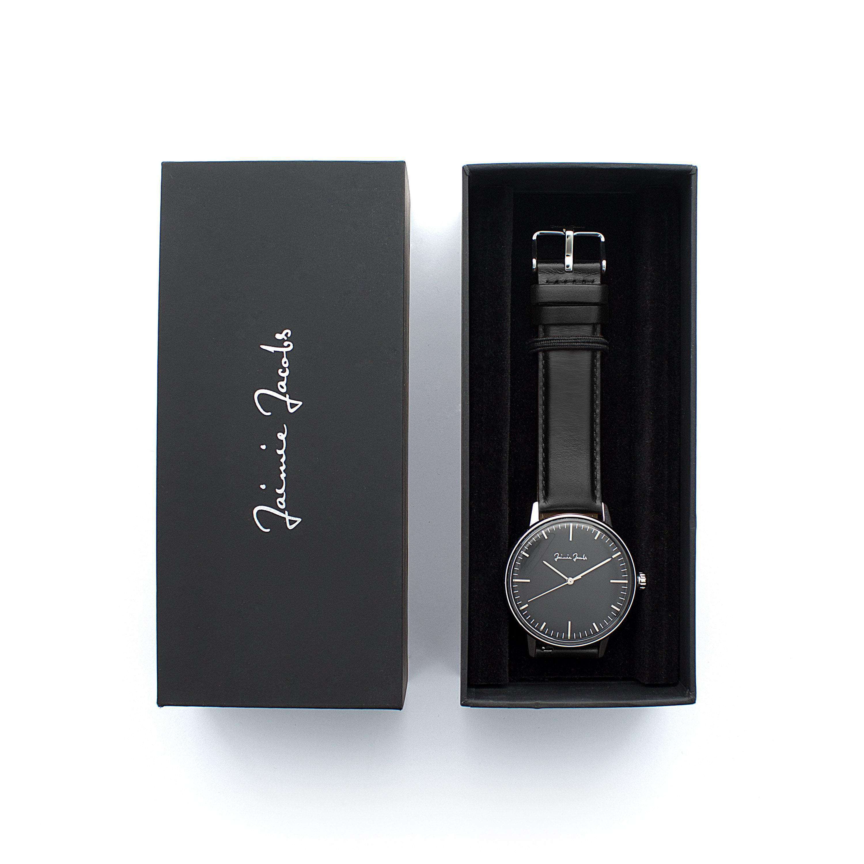 Jaimie Jacobs Lehel Midnight Uhr 42mm Silber Schwarz