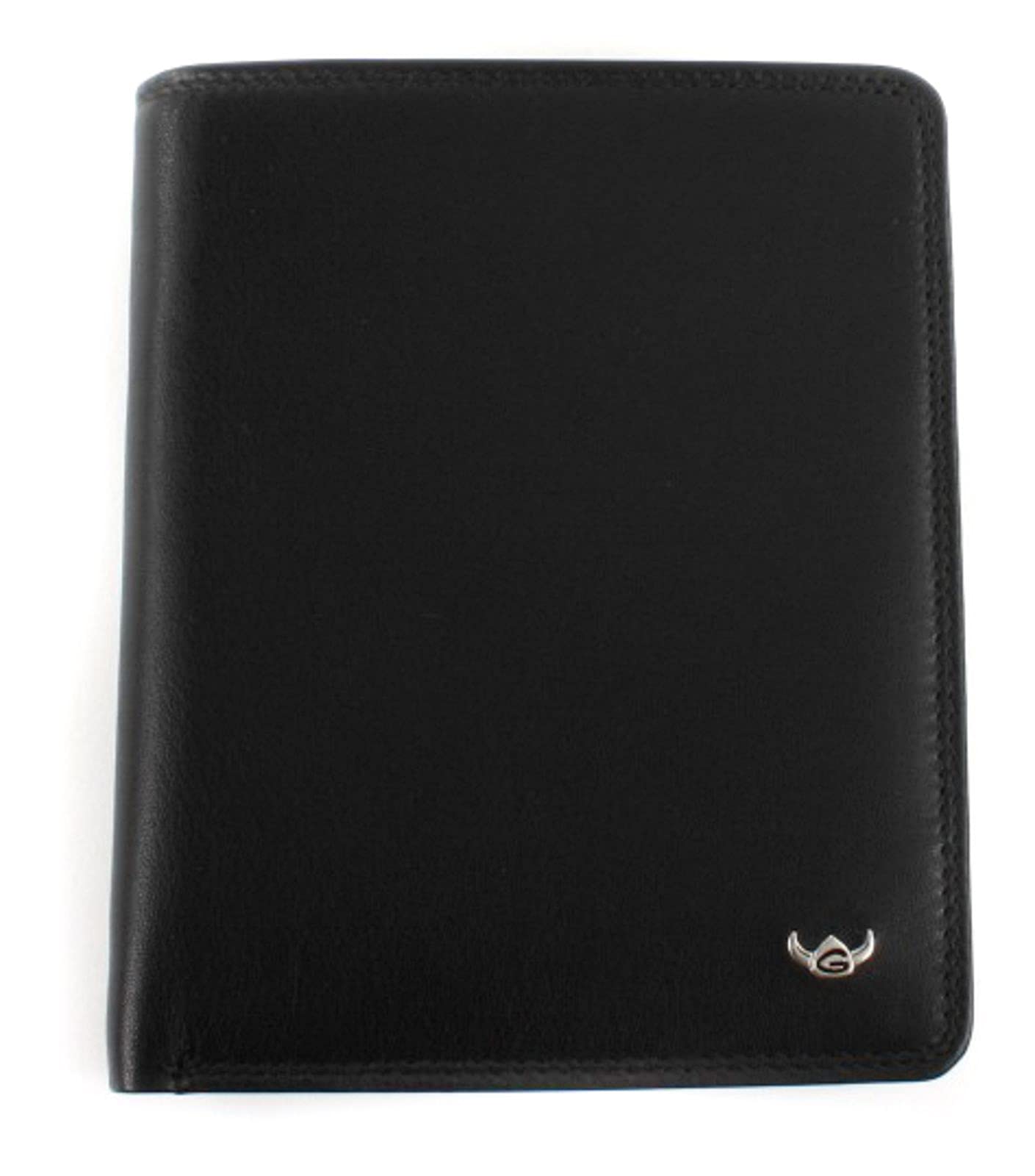 Golden Head Polo Geldbörse II 10 cm Schwarz Hochformat