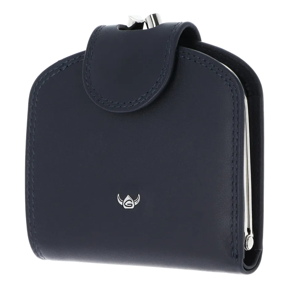 Golden Head Polo 2048 Bügelbörse Marineblau RFID Leder