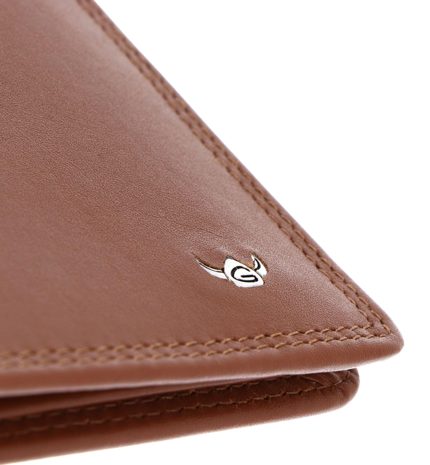 Golden Head Polo 1255 Kartenetui Leder Cognac RFID-Schutz