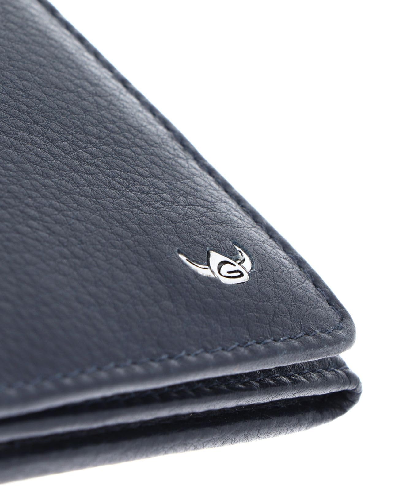 Golden Head Capri 1011 Minigeldbörse Blau RFID Druckknopf