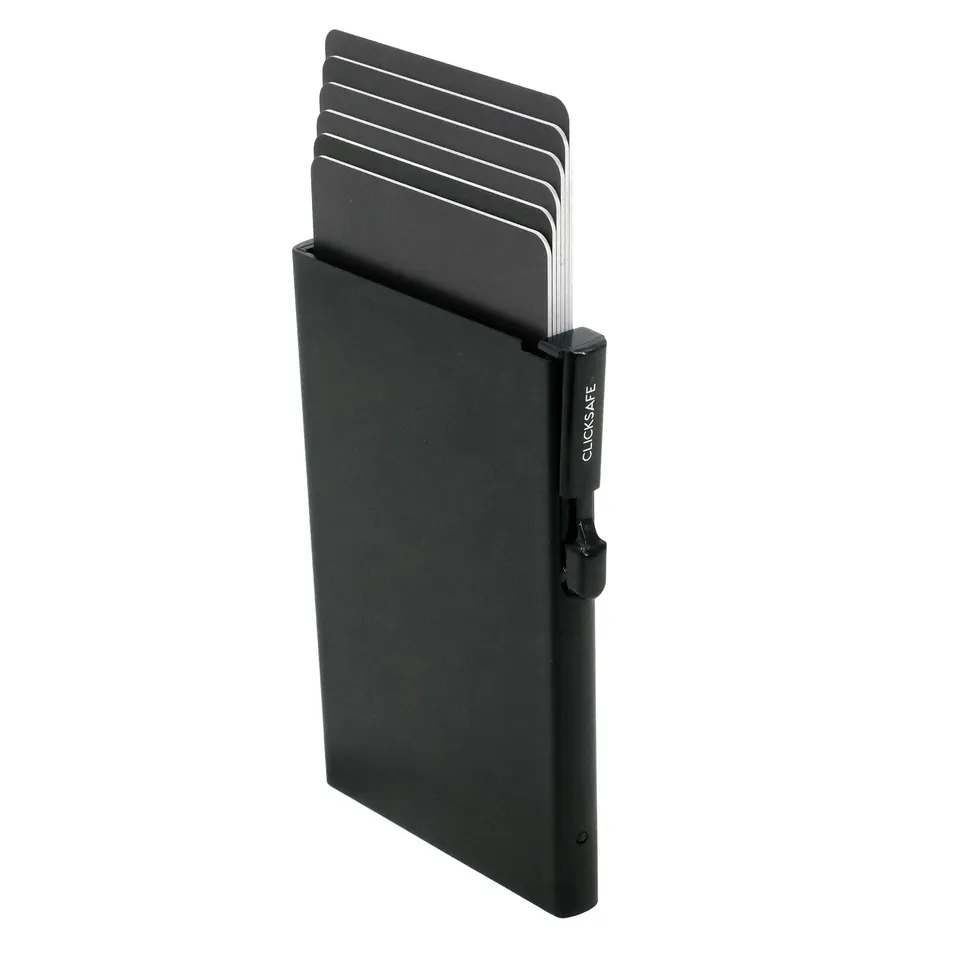 Alumaxx Clicksafe Tresor SLIM Kartenetui RFID Alu