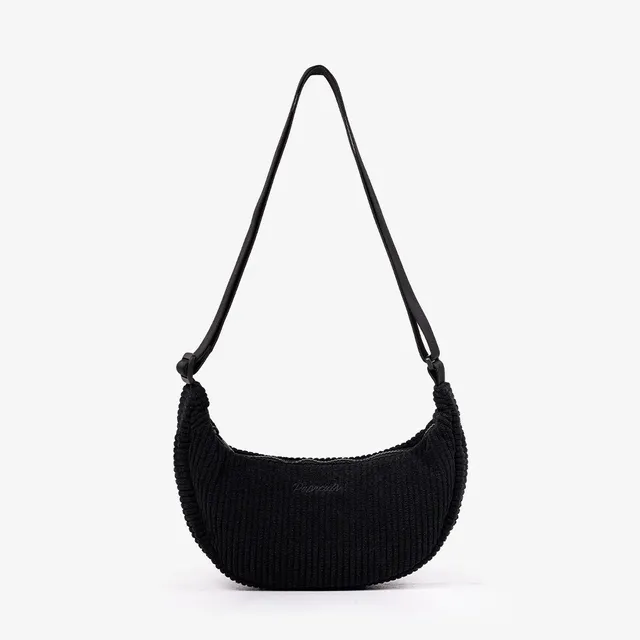 Paprcuts Valencia Roundbag Cord Just Black vegan