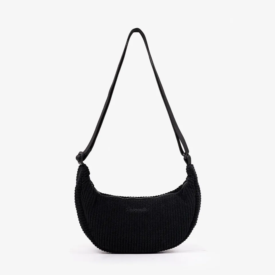 Paprcuts Valencia Roundbag Cord Just Black vegan