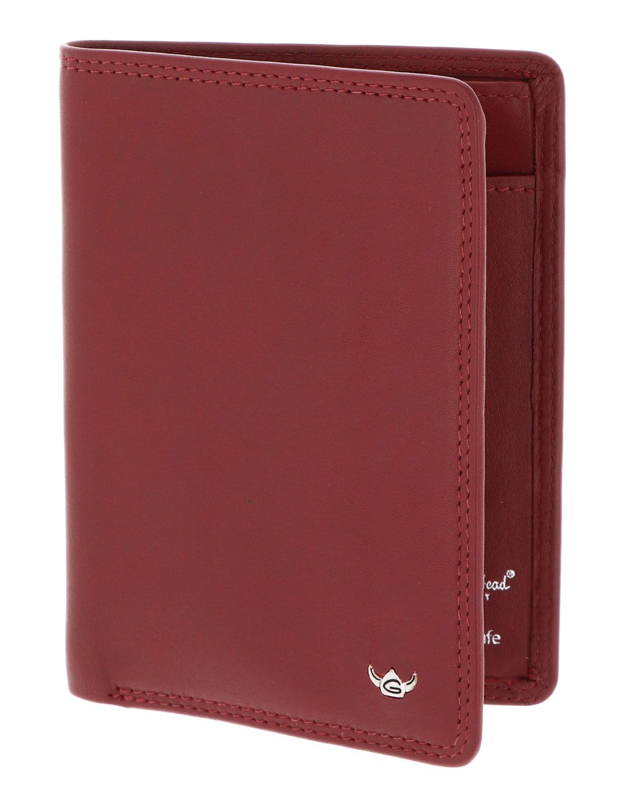 Golden Head Polo RFID Ausweisetui 4481 Rot Rindleder
