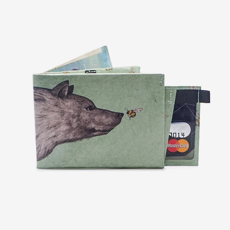 Paprcuts RFID PRO Die Begegnung Portemonnaie RFID Tyvek vegan