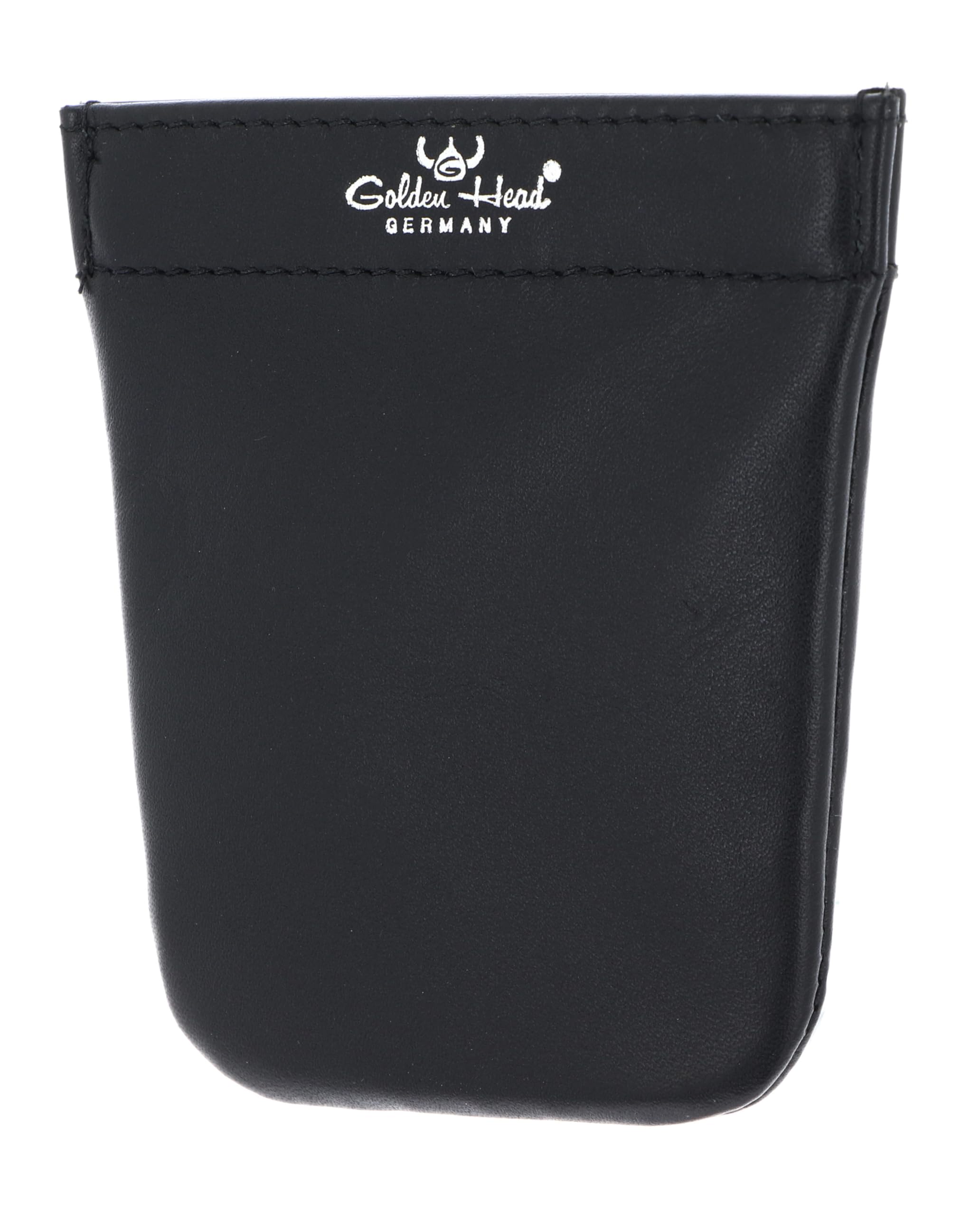 Golden Head Polo Key Case Schlüsseletui Schwarz Rindleder