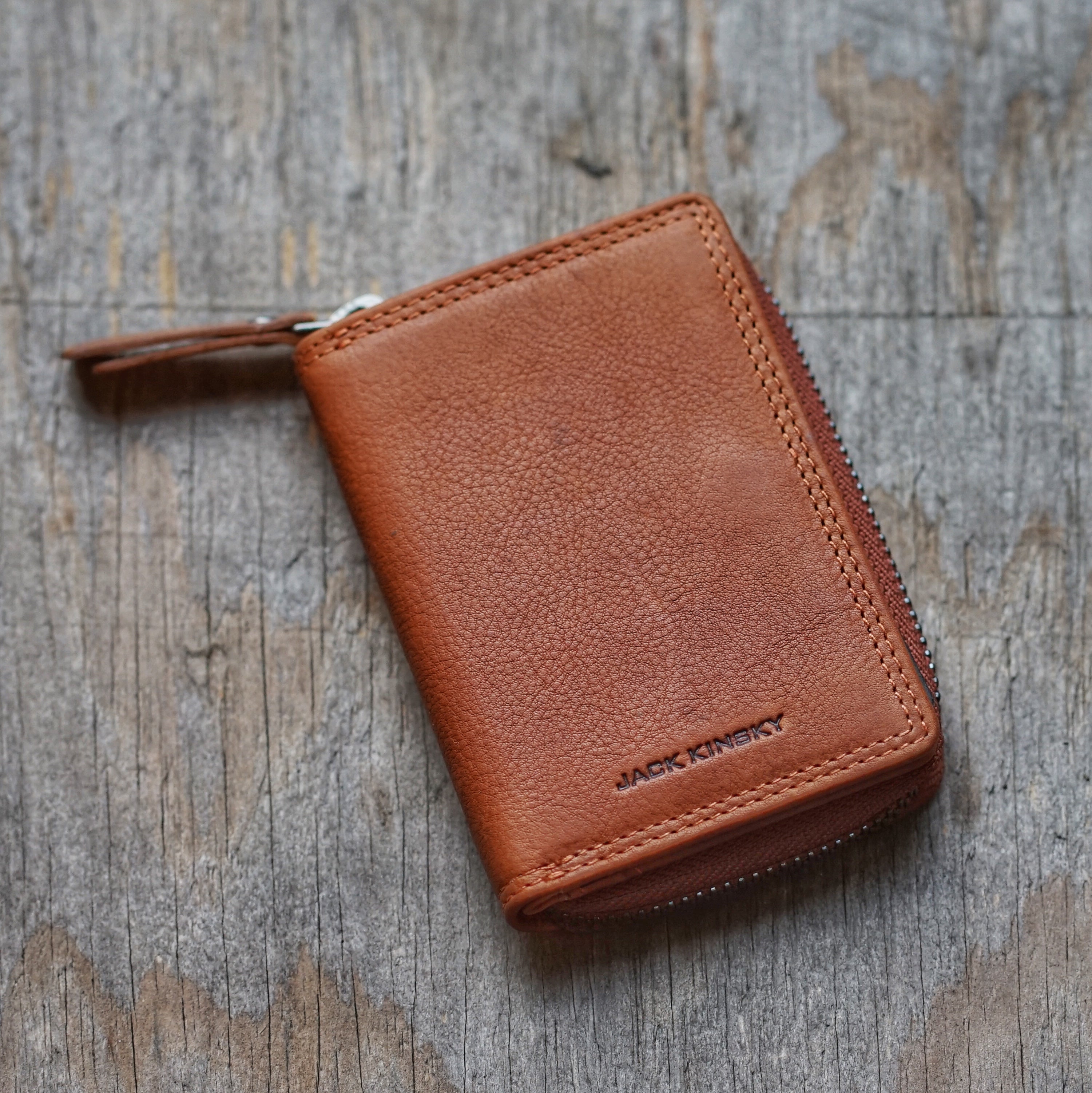 Jack Kinsky Montreal 110N Minibörse Cognac RV