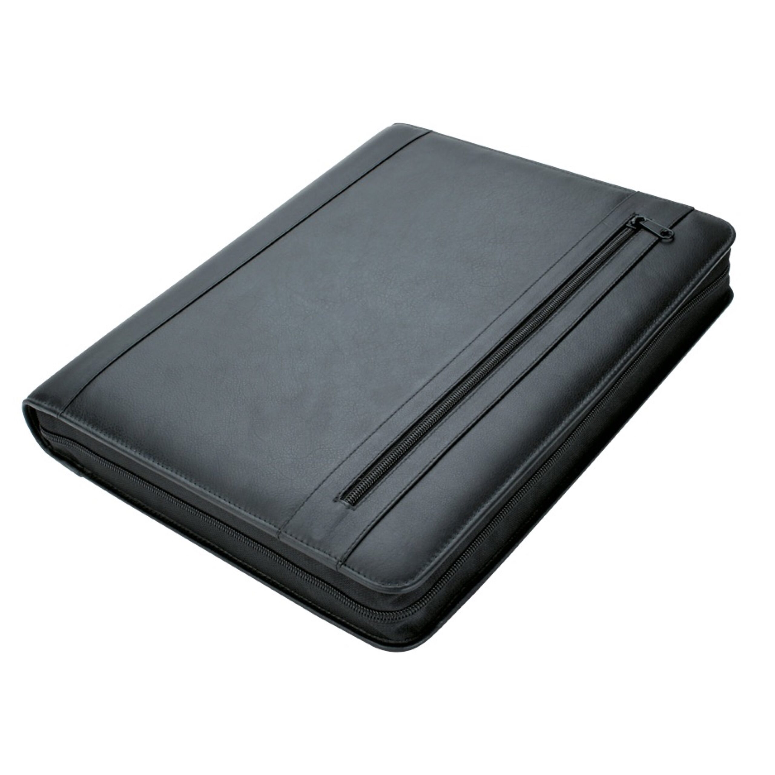 Alumaxx Cesena Orgamappe A4 schwarz Nappaleder Reiverschluss