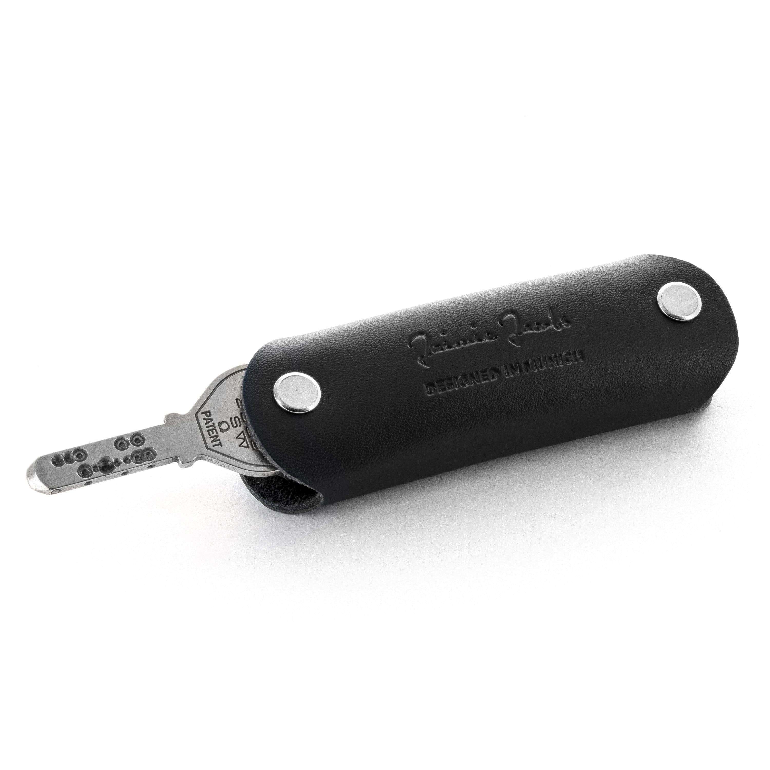 Jaimie Jacobs Key Boy Schlüssel Organizer Leder Black 12 Schl.