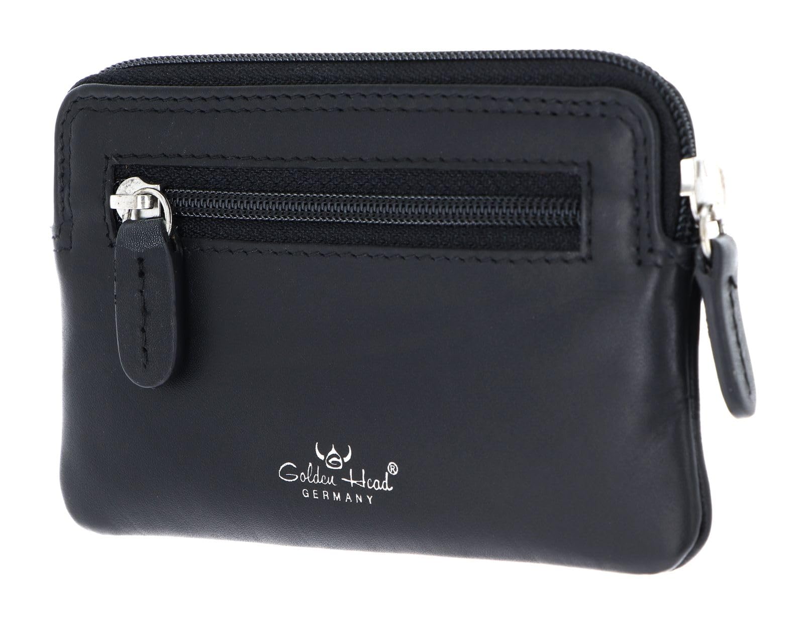 Golden Head Polo 5040 Schlüsseletui Schwarz mit Münzfach