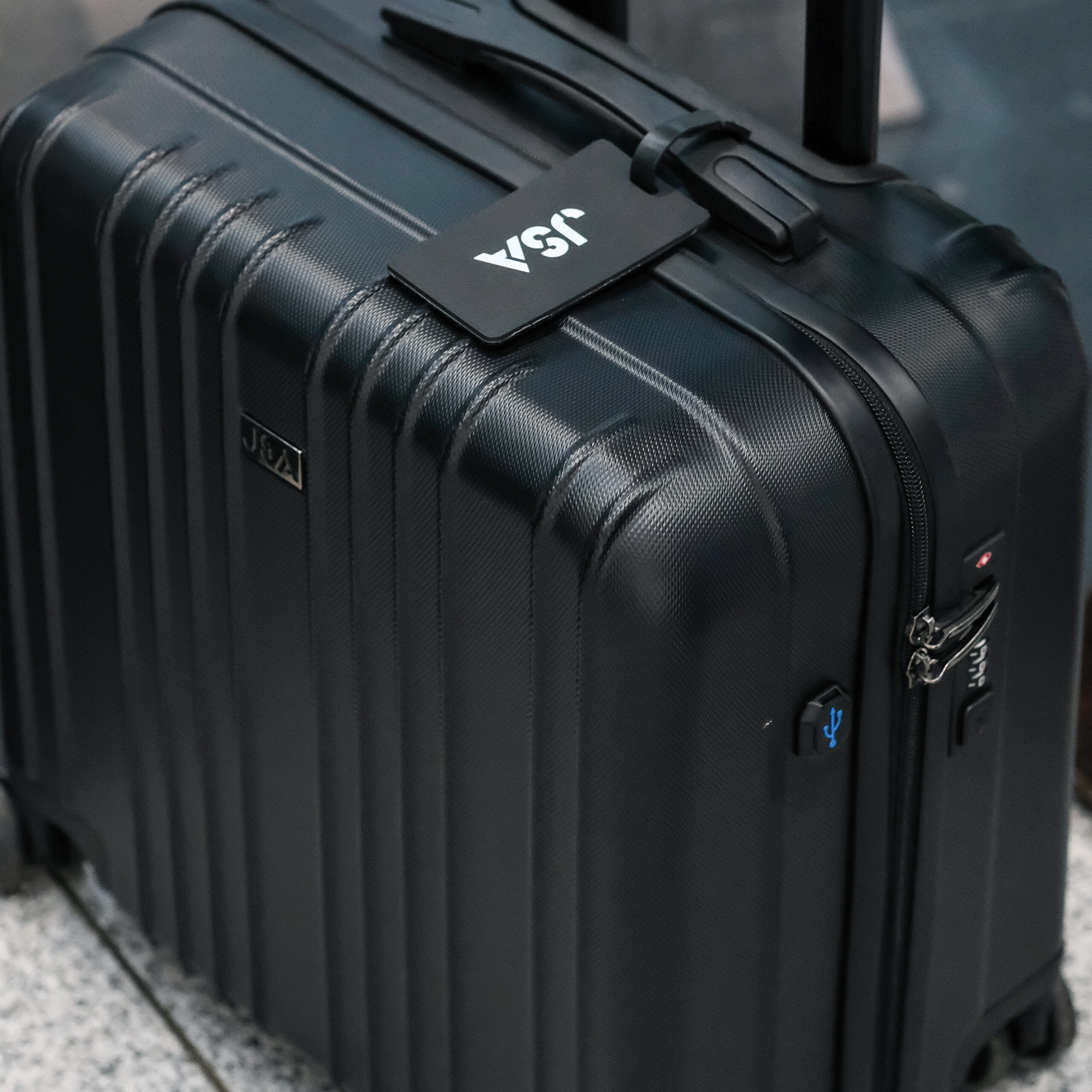 Alumaxx 2 in 1 Businesstrolley schwarz matt TSA