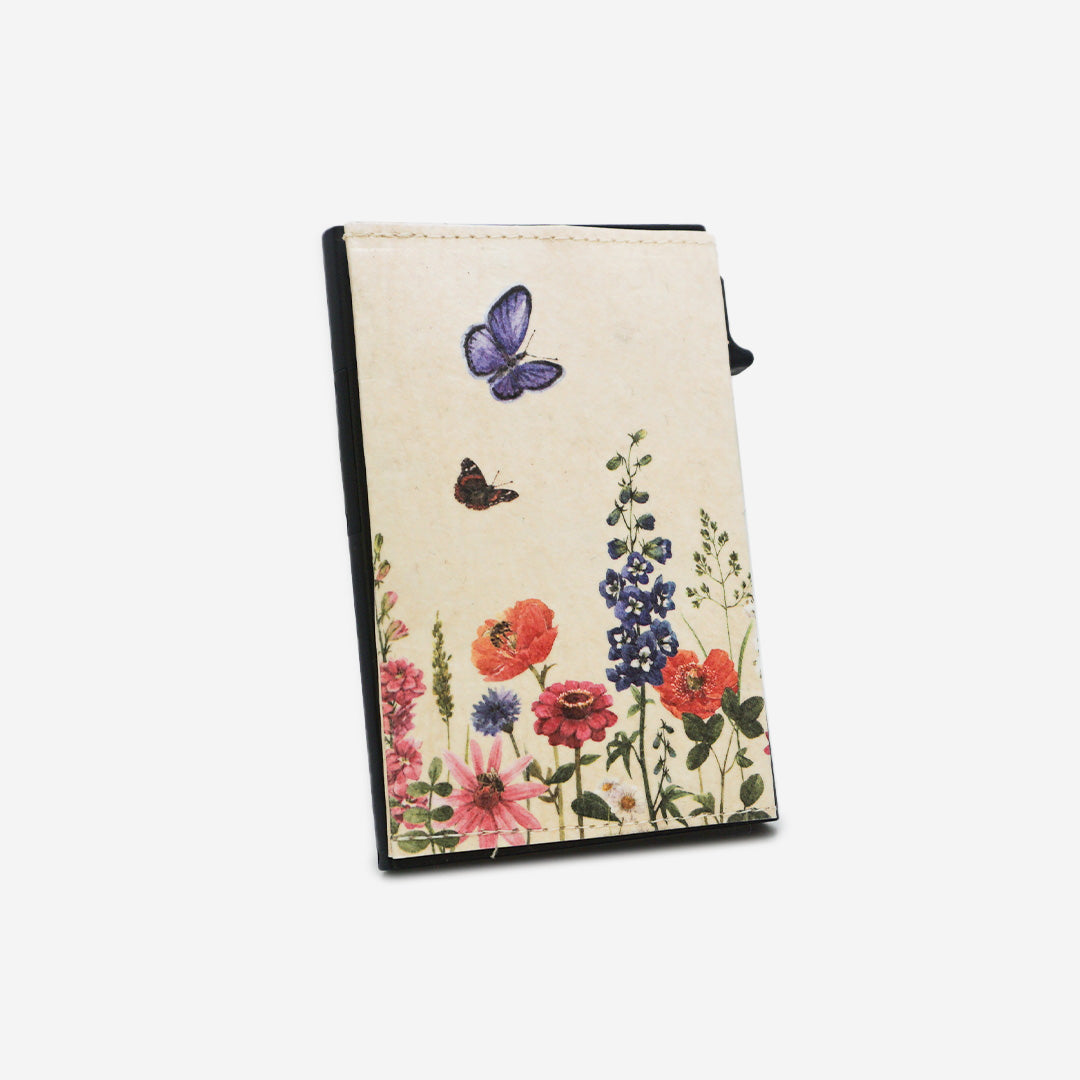 Paprcuts RFID Alu Kartenetui Blumenwiese Portemonnaie bunt RFID