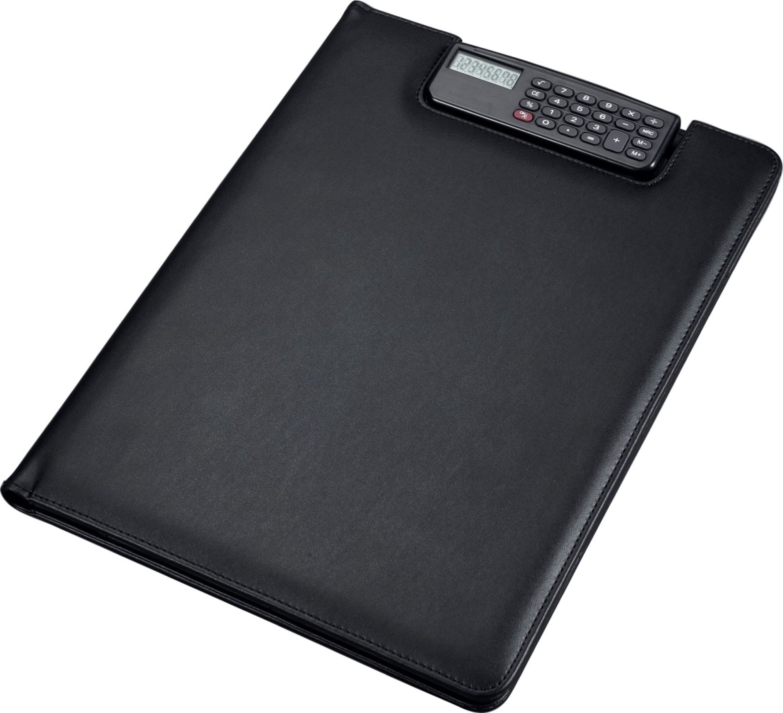 Alumaxx BRESCIA Schreibmappe A4 schwarz mit Rechner