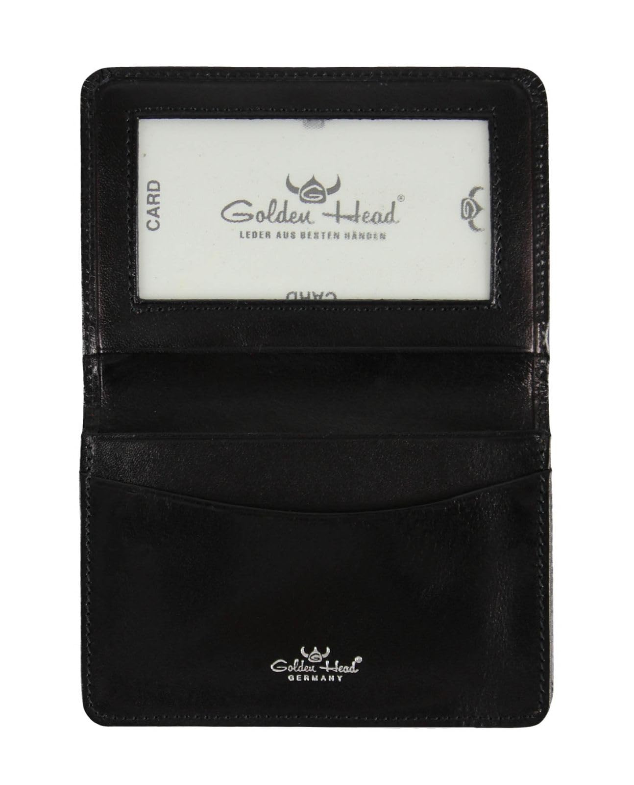 Golden Head Colorado Classic Visitenkartenetui Leder schwarz
