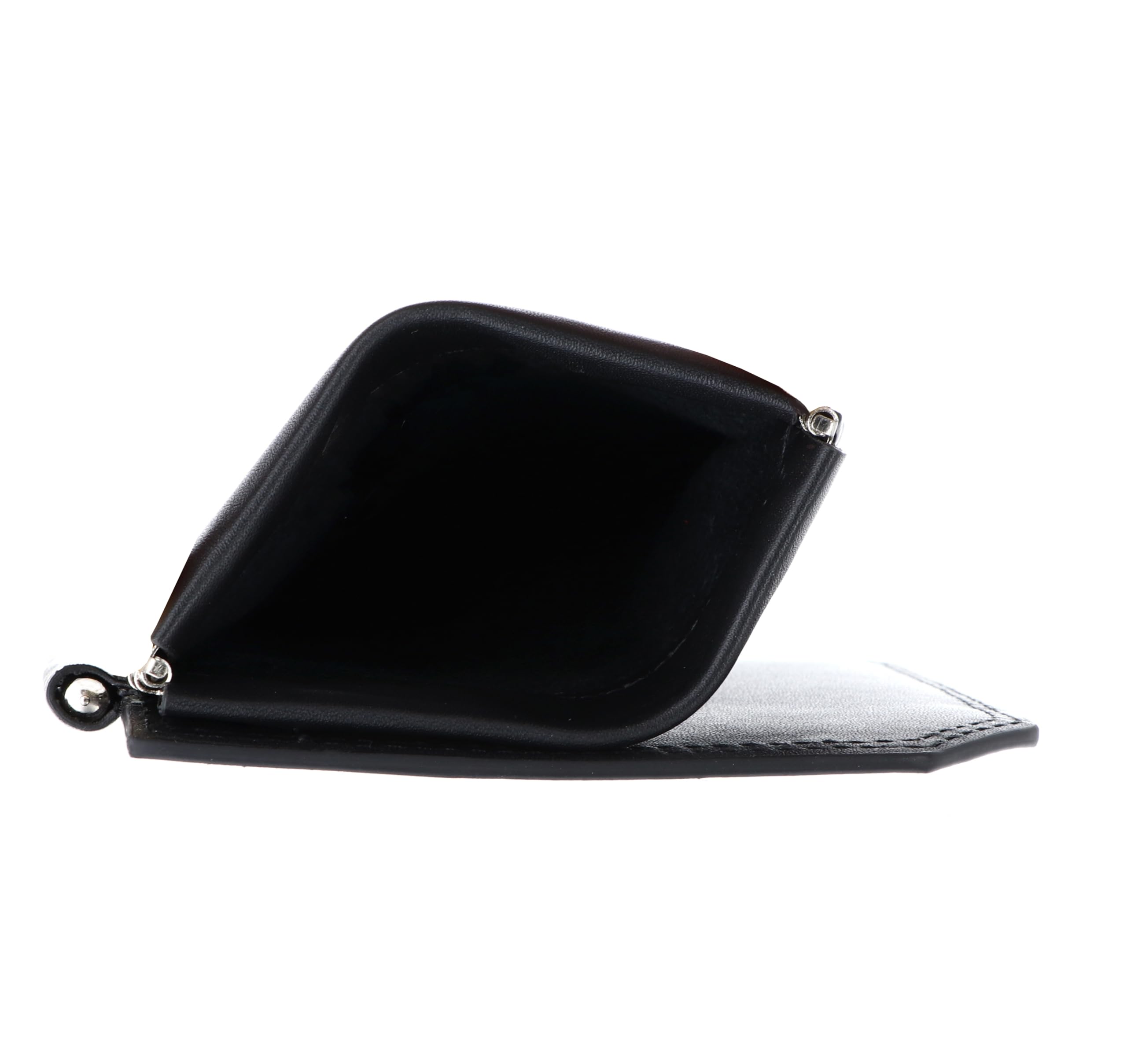 Golden Head Polo Clip-Scheintasche 1960 Schwarz Geldklammer Leder