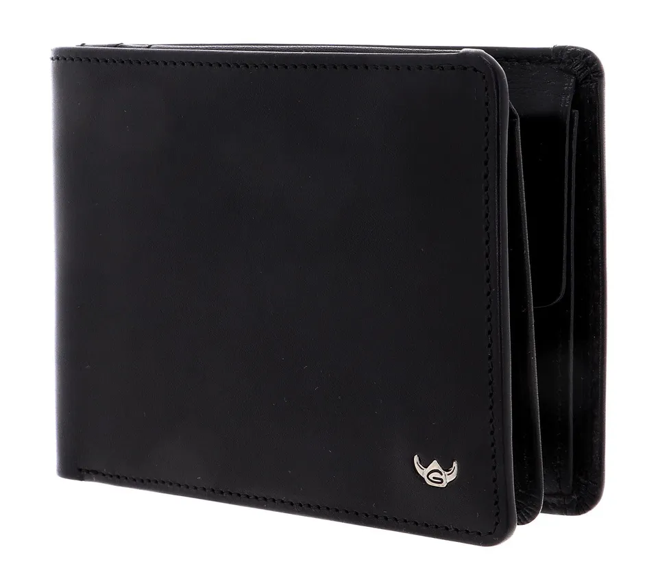 Golden Head Colorado Scheintasche Leder schwarz 12 cm