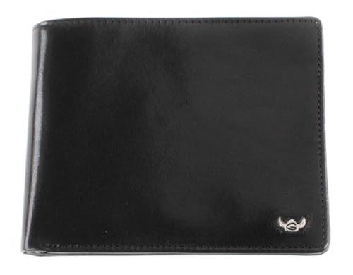 Golden Head Colorado Börse 12 cm Schwarz Rindsleder