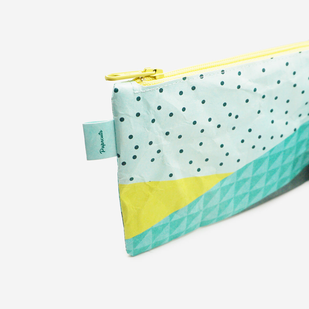 Paprcuts Federtasche Kopenhagen Federmäppchen blau Tyvek vegan
