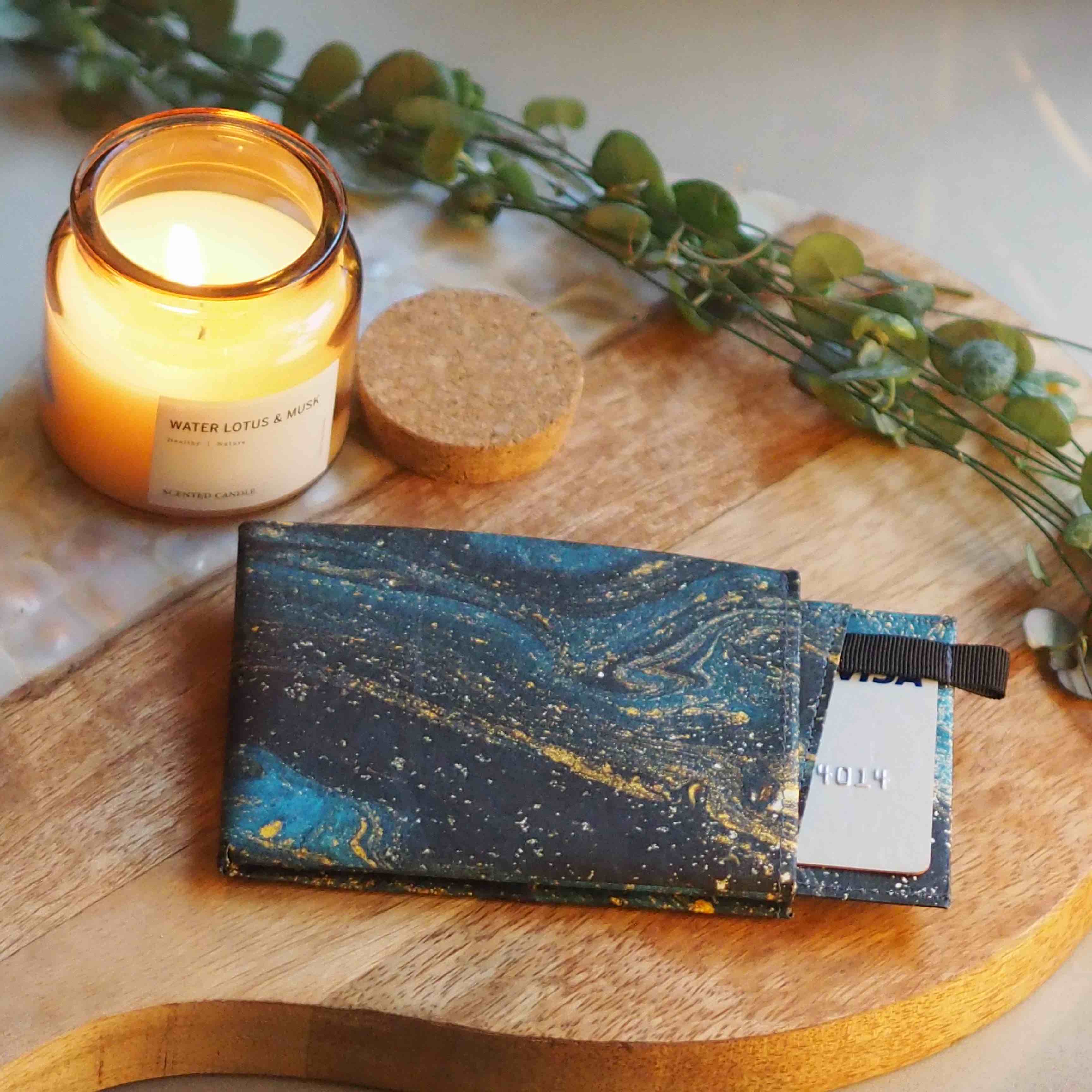 Paprcuts RFID PRO Wallet Saphire Marble Portemonnaie RFID-Schutz