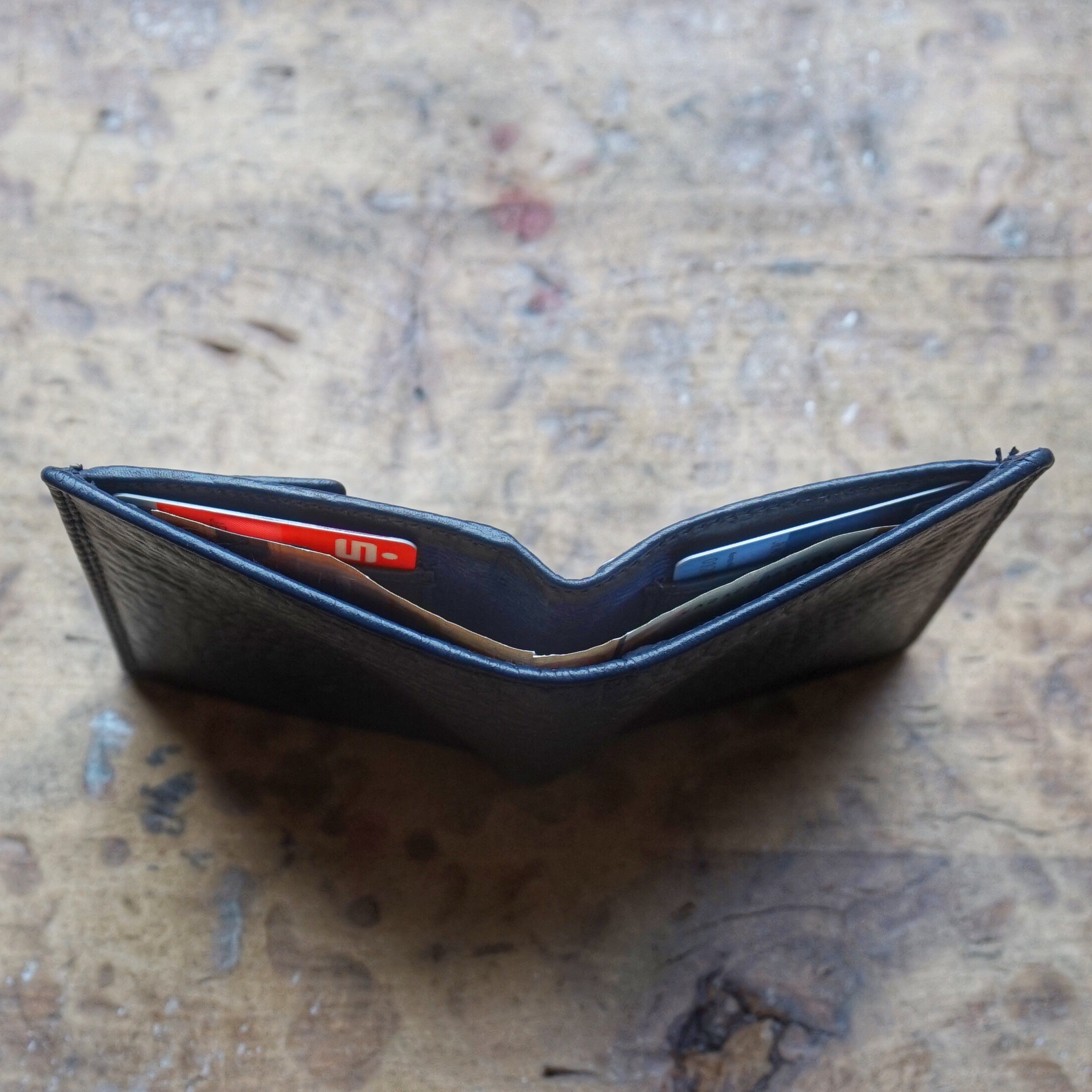 Jack Kinsky Albany 105 Geldbörse Rot Rindleder RFID