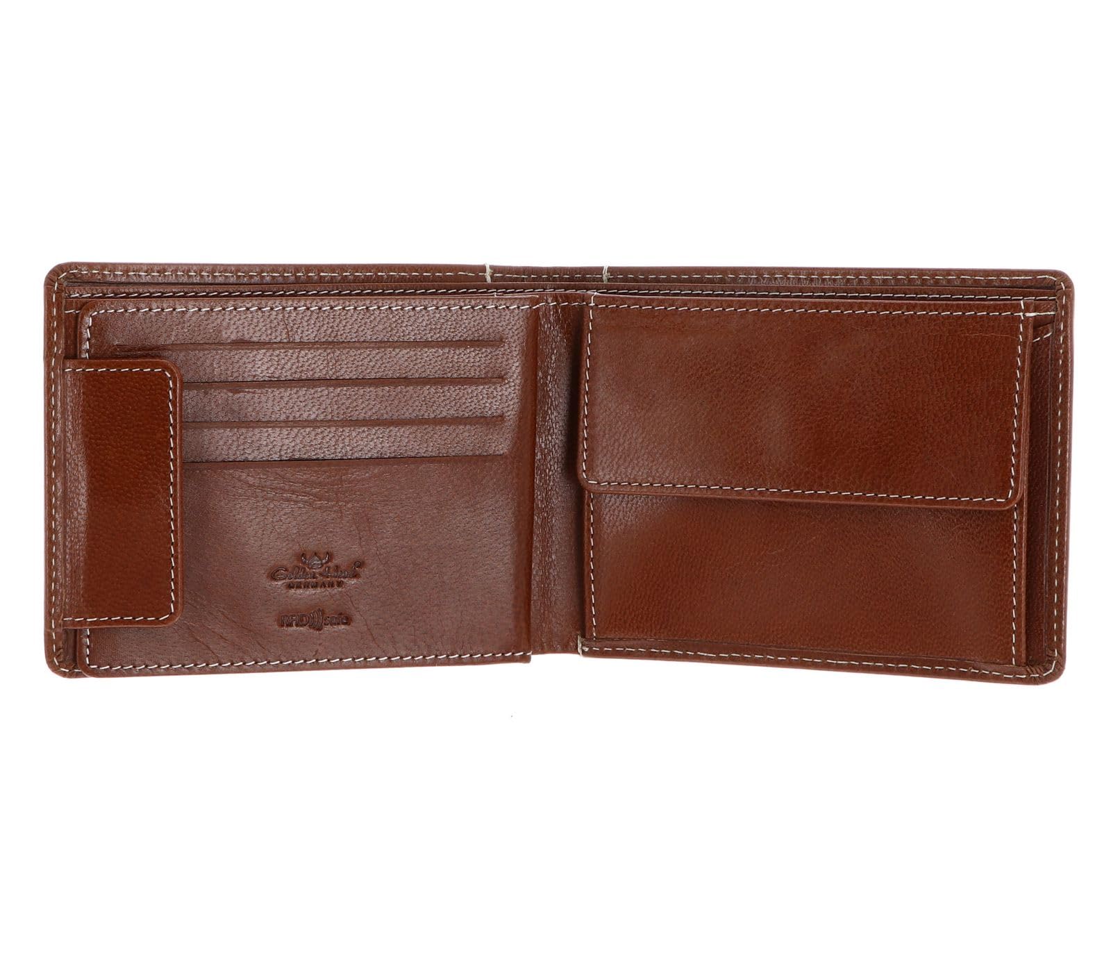 Golden Head Bari 1138 Geldbörse Cognac Ziegenleder RFID