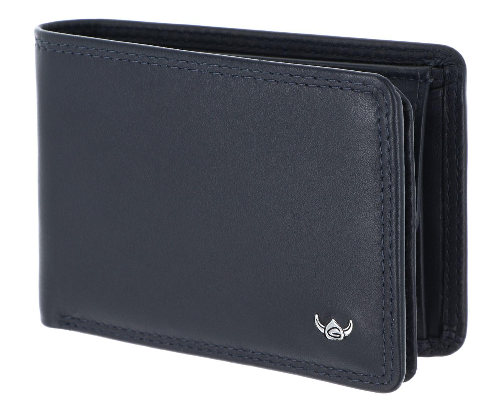 Golden Head Polo 1196 Minischeintasche Marineblau RFID Leder