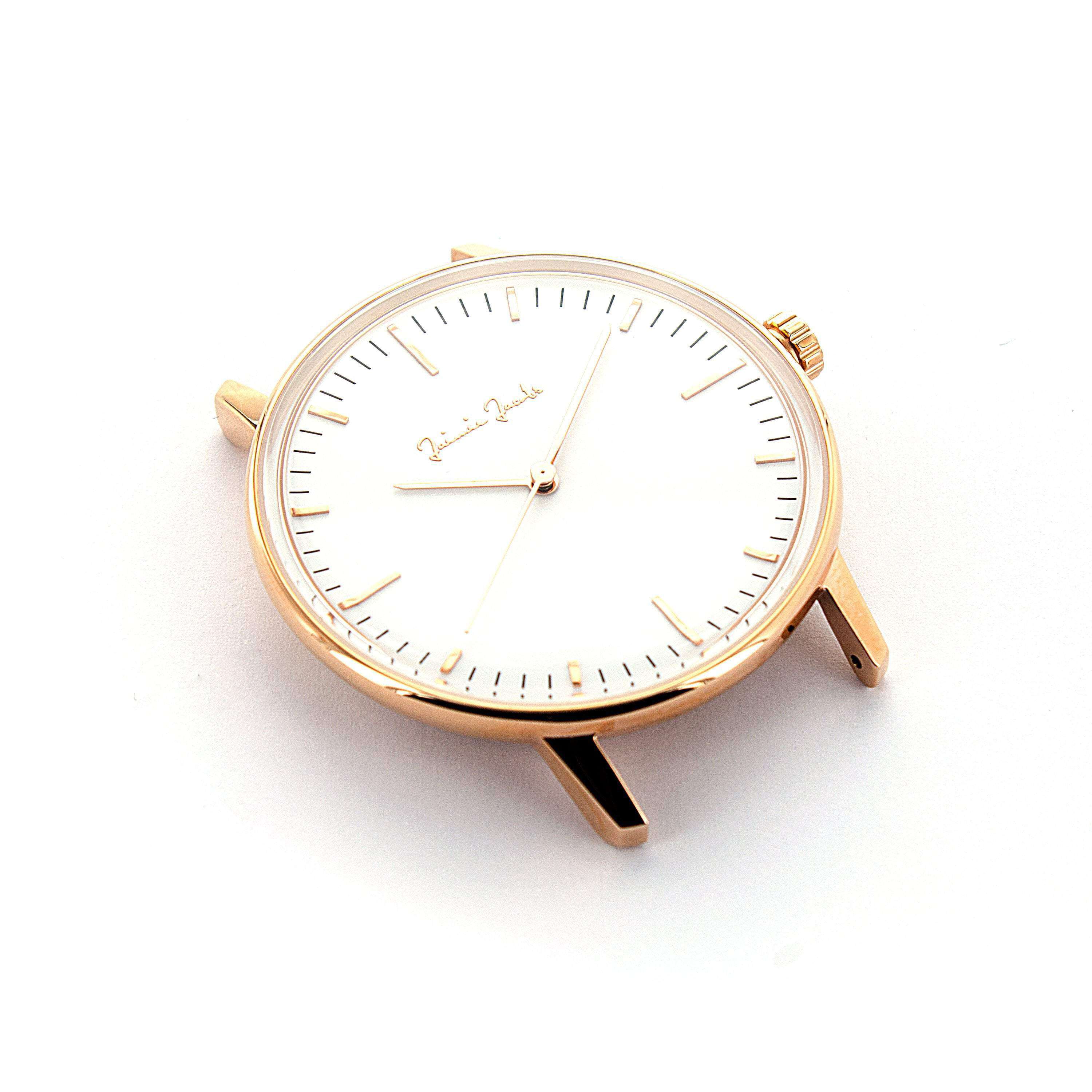 Jaimie Jacobs Watch Schwabing Sunrise Uhr Silber Lederarmband 42 mm