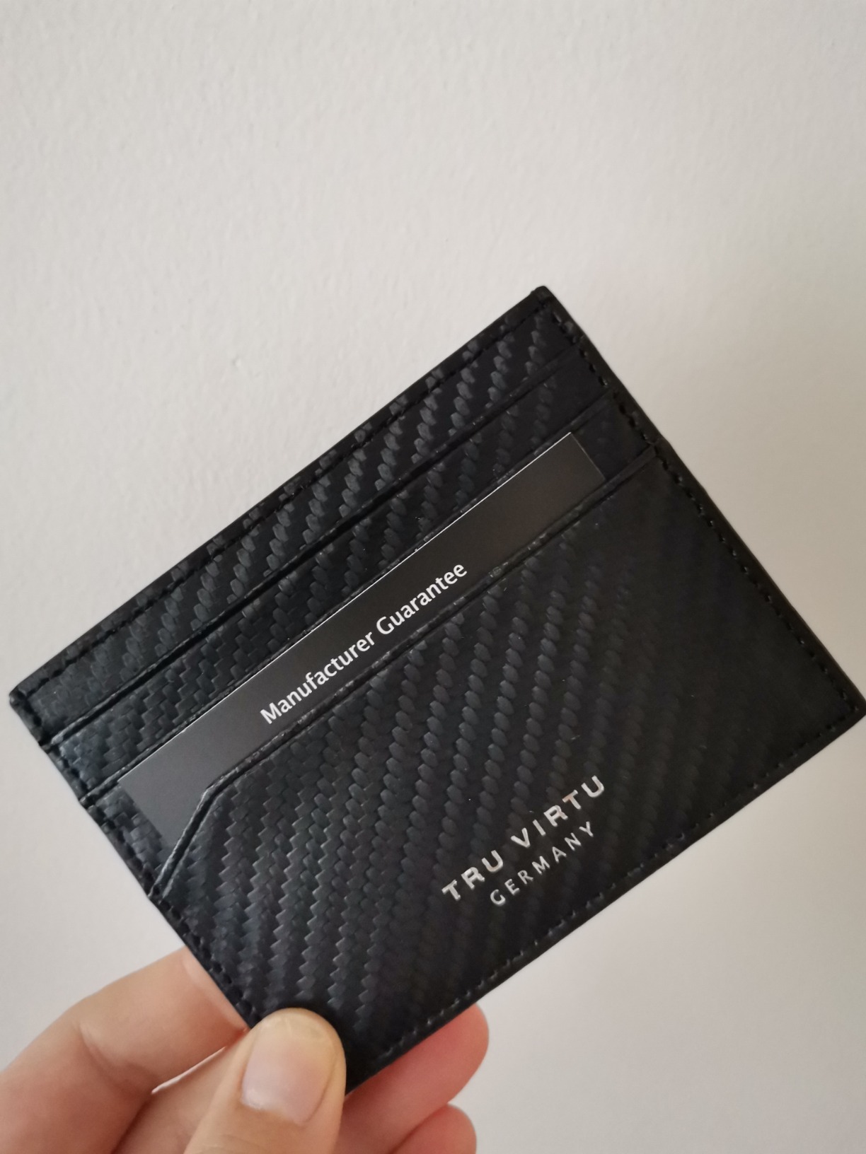 Tru Virtu Wallet Geldbörse Brown Nappa RFID ultradünn
