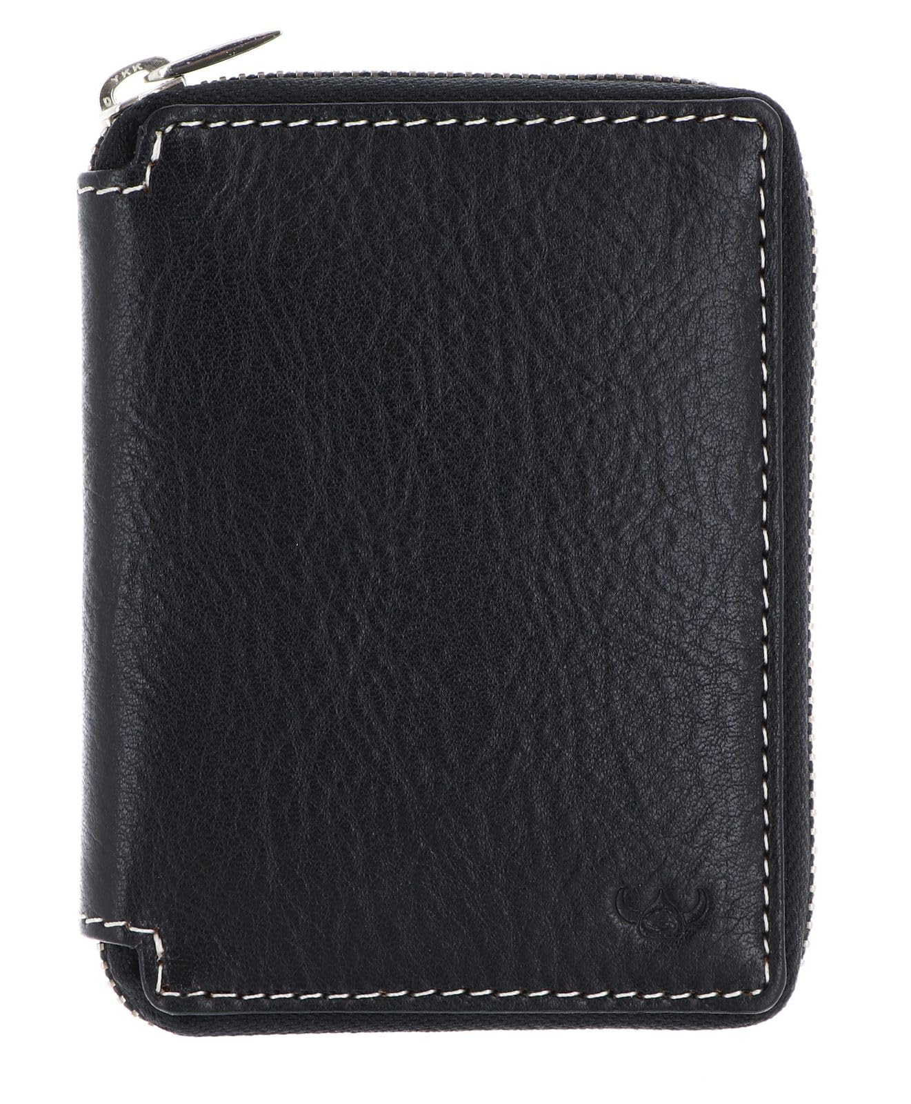 Golden Head Montana Reißverschluss-Börse 12 cm schwarz Herren
