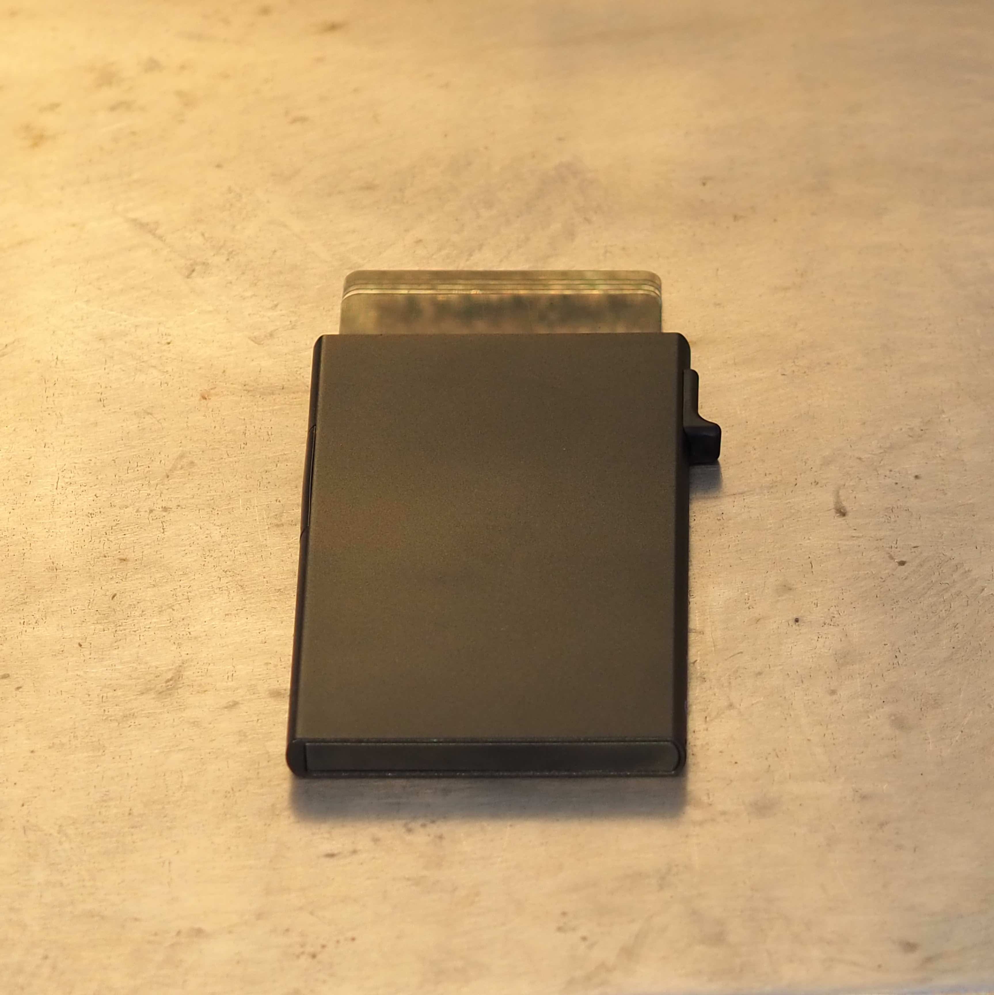 Paprcuts RFID Alu Kartenetui Just Alu Kartenetui schwarz vegan