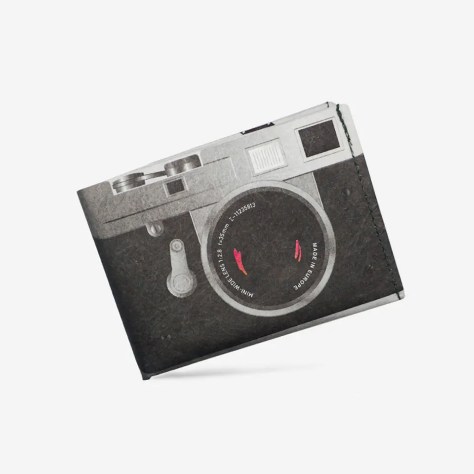 Paprcuts RFID Wallet Kamera Grau Tyvek Portemonnaie