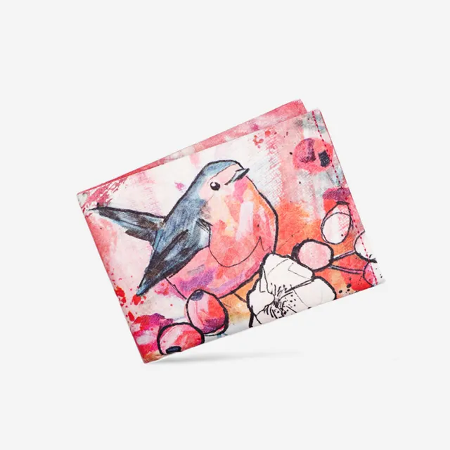 Paprcuts RFID Wallet Curious Redbreast Portemonnaie bunt