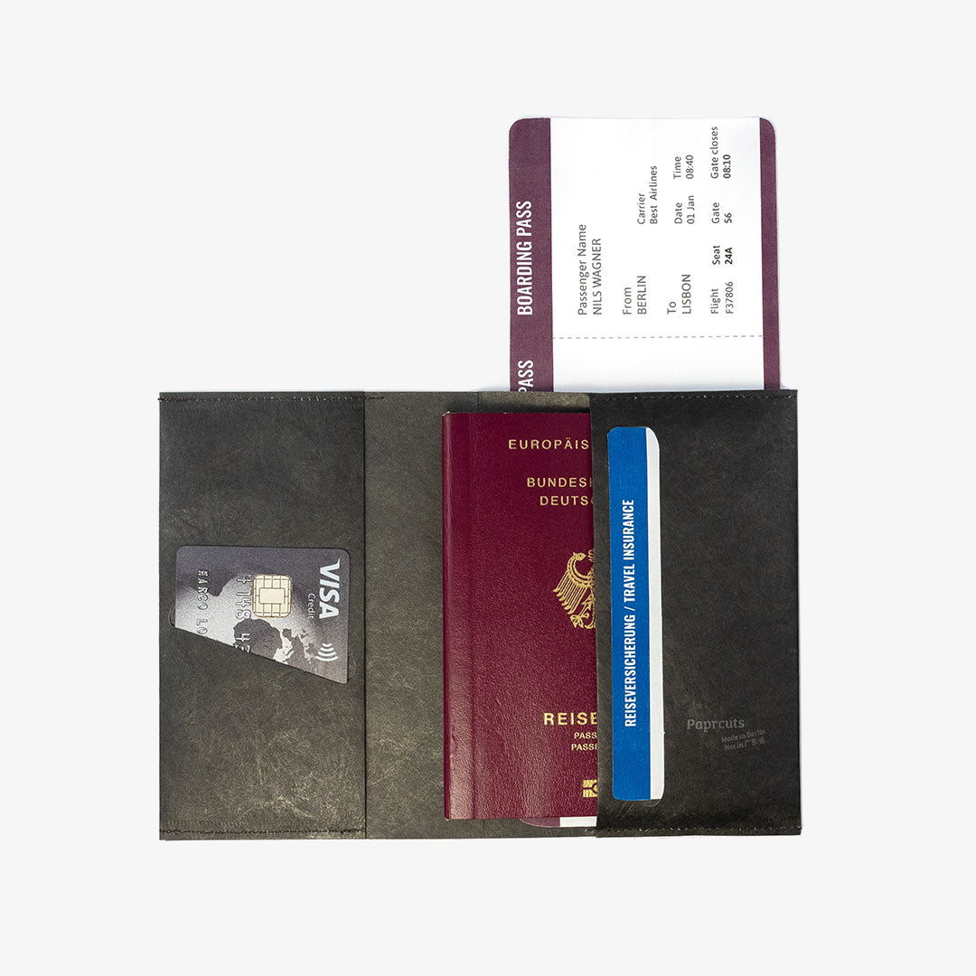 Paprcuts RFID Reisepasscover Gelb Explore Tyvek