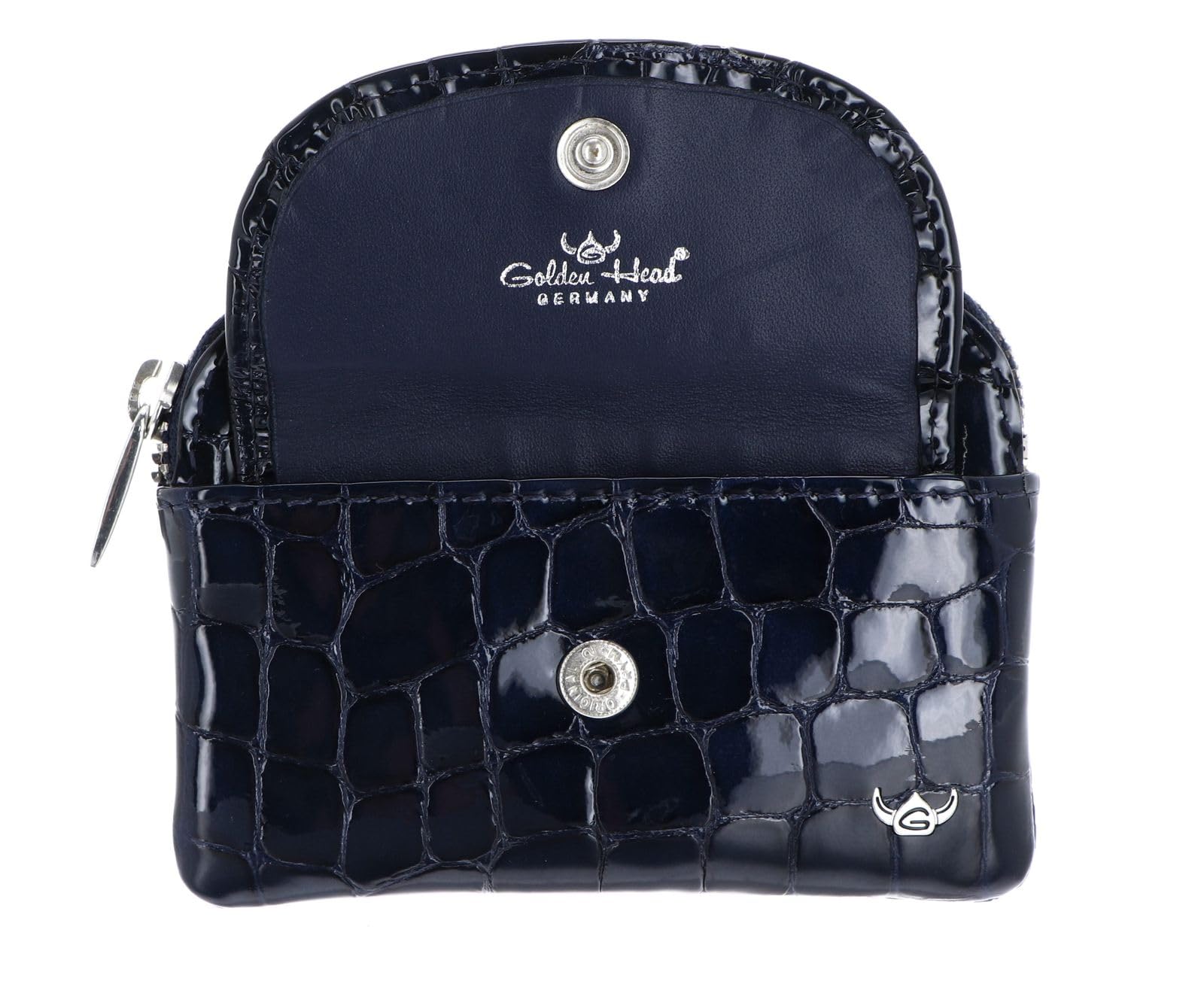 Golden Head Cayenne Zipped Key Case Schlüsselmäppchen Nachtblau