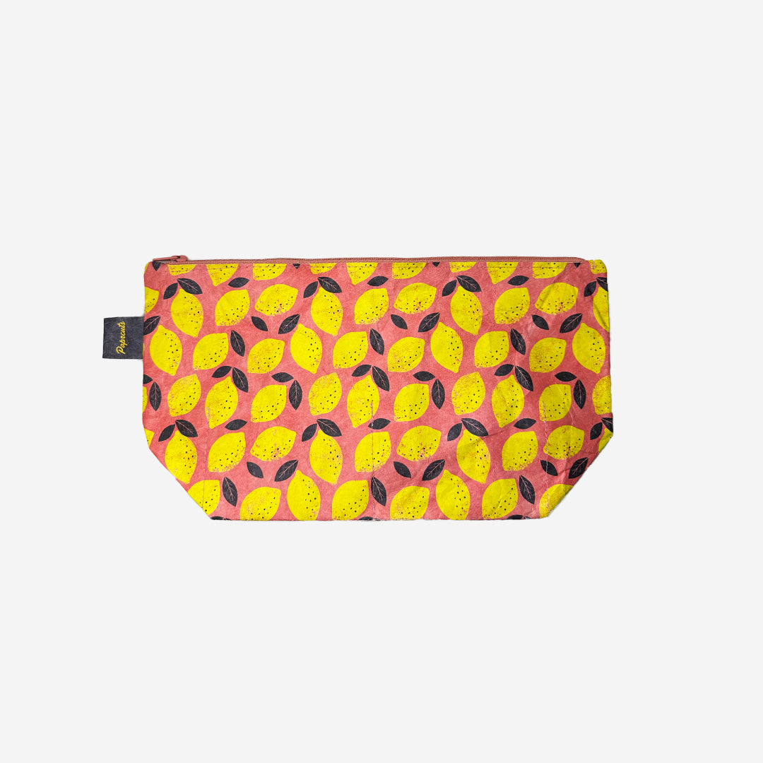 Paprcuts Kulturbeutel Pink Lemon Tyvek Rosa waschbar